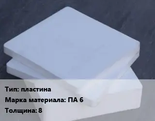 Капролон листовой пластина ПА 6 s=8